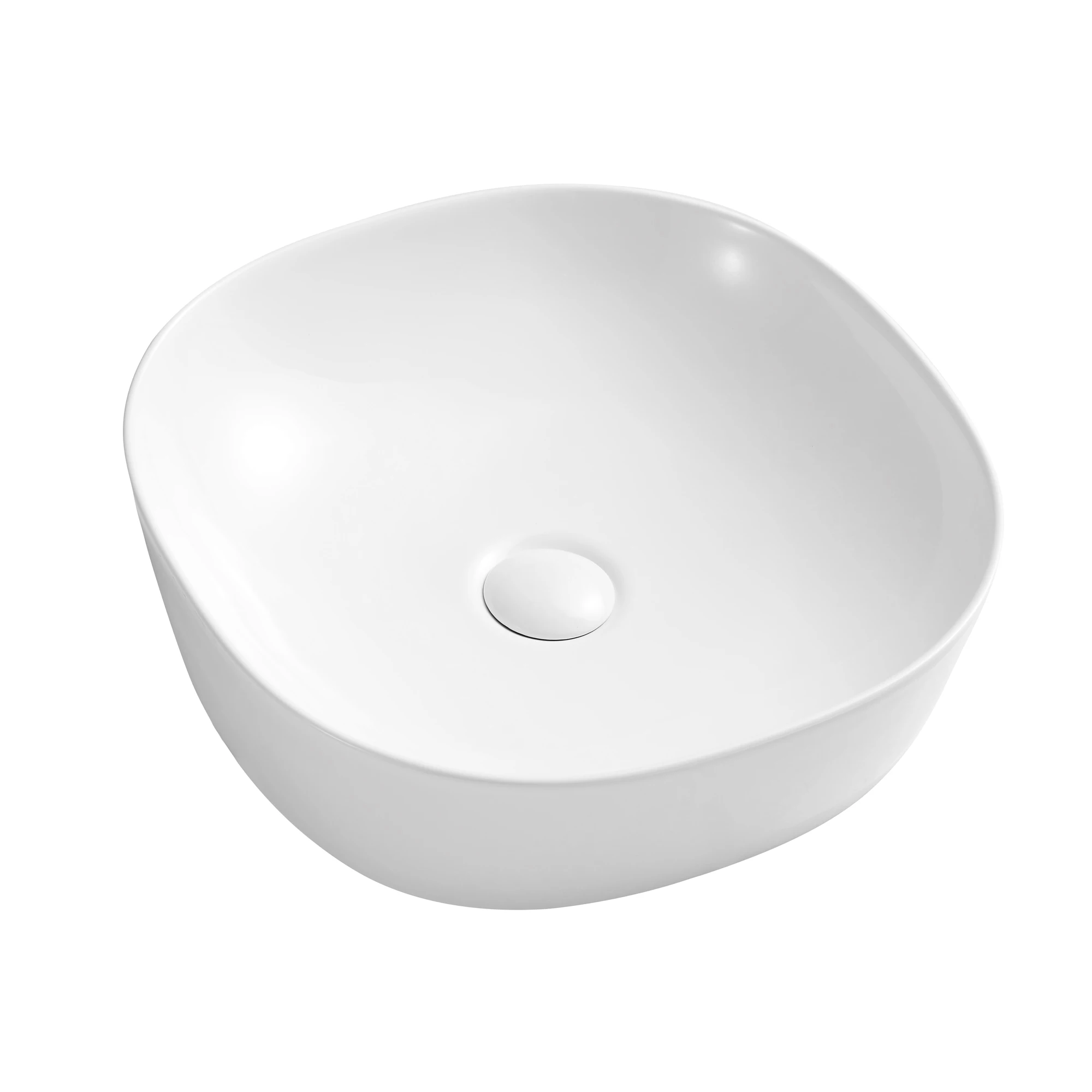 Ceramic Round Sink Above Counter White Bathroom Vanity Sink Bathroom Sink Art Basin Buy Bathroom Vessel Sinks
