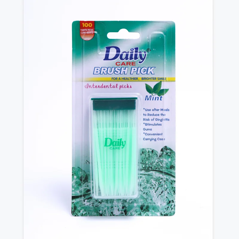 Пищевая межзубная щетка для чистки зубов зубочистки Мягкие пластиковые зубочистки оптом.