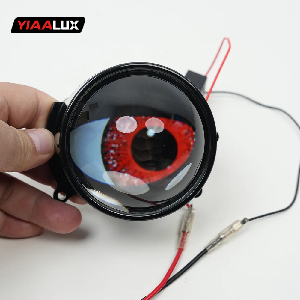 3.0 inch Newest design projector lens remote WIFI control DIY styles DRL Demon eye LED dynamic devil eyes