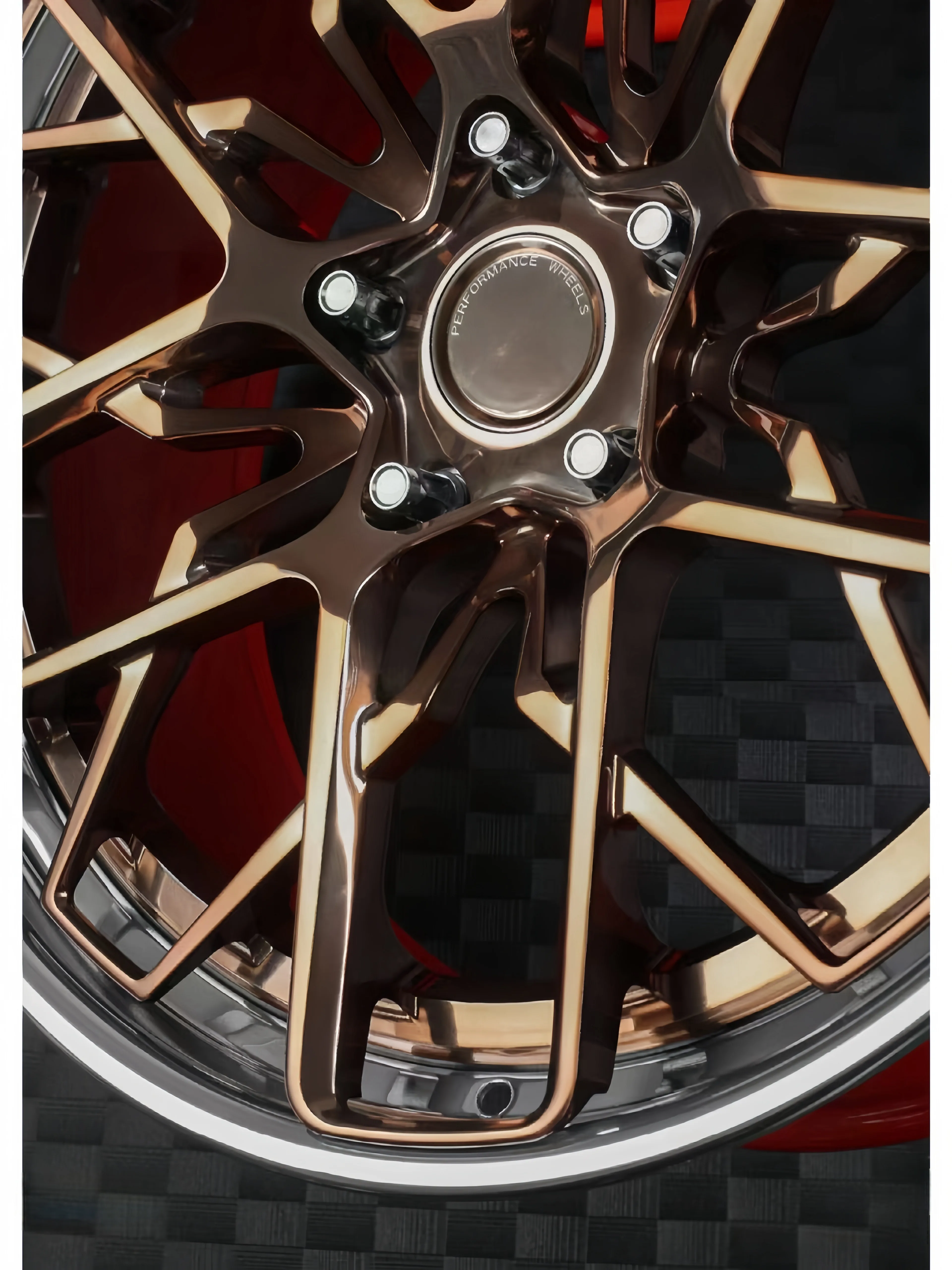 XINLAI New Custom Deep Dish Lip Forged Multi-rim 3-piece Wheel 5X112 20 22 Inch Aluminum Alloy Racing Car Wheels - Image 4