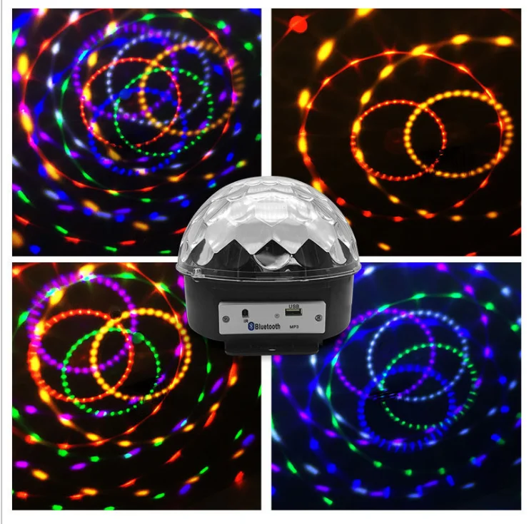 JK106 for Party RGB MP3 Led Magic Ball Light with bluetooth Speaker