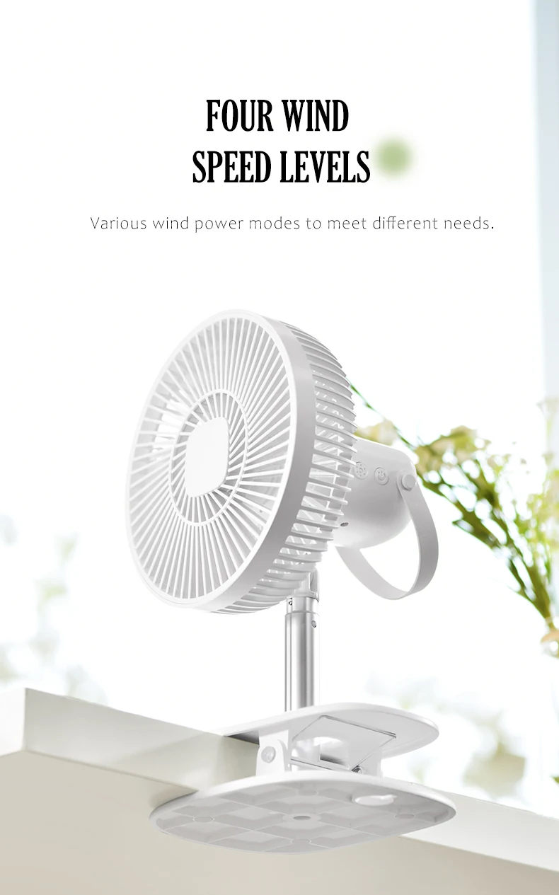 Rechargeable Home Mini Fan, Portable, 5 V, USB - detail 12