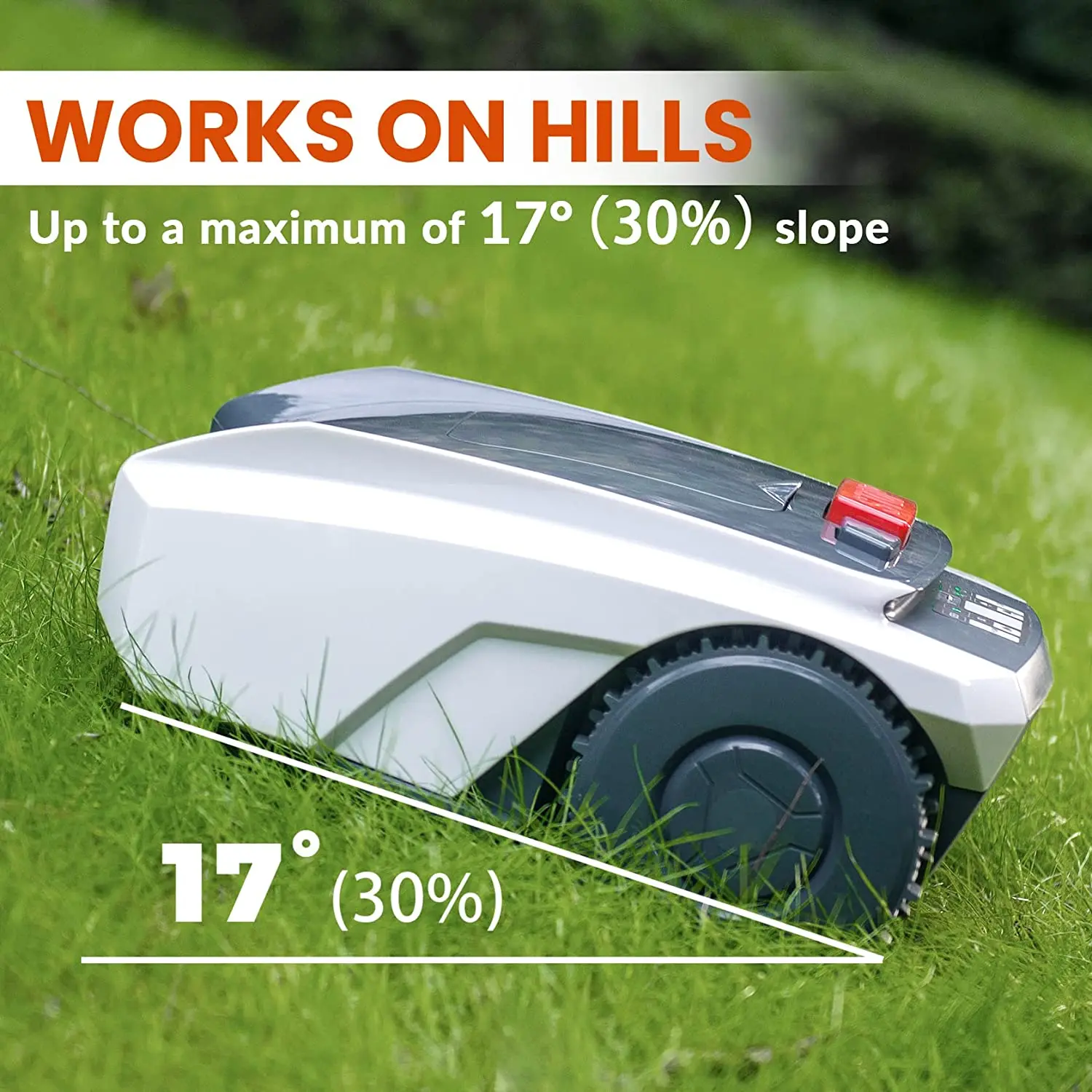 Intelligent M18e Mower Self-propelled Gps Navigation Robotic Lawn Mower ...