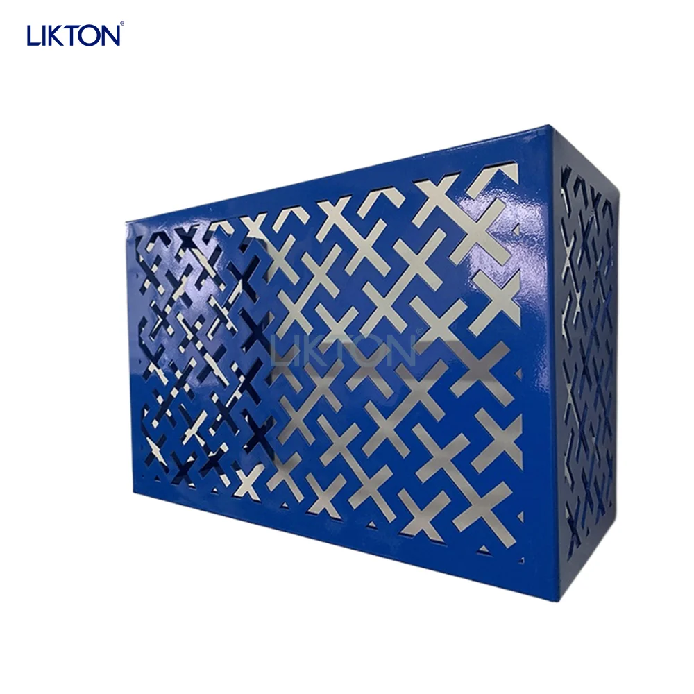 External Metal Air Conditioner Unit Outdoor Aluminum Cover For Air