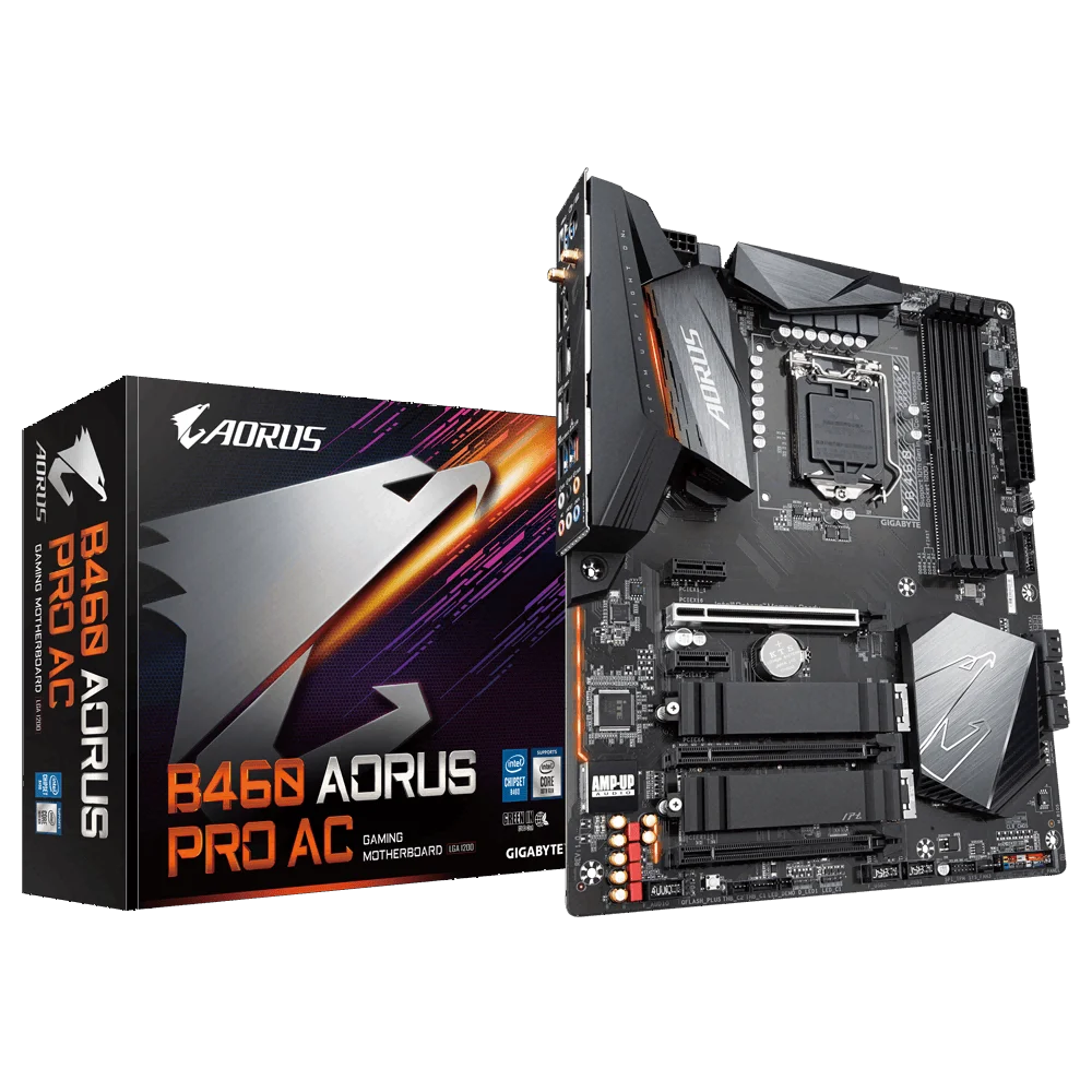 Original AORUS Elite B460 MATX Motherboard with NVME 4*DDR4 RAM Slot