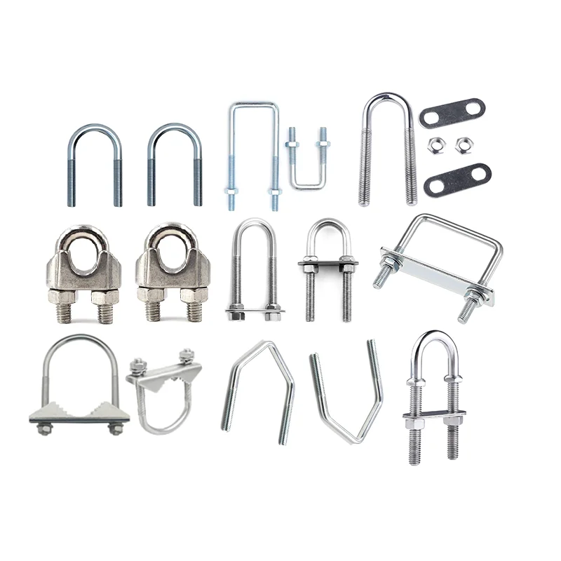 Factory Price Fasteners M6*48mm,  M6*51mm M6*57mm Stainless Steel Carbon Steel Iron U Type Bolt Truck U Bolts/
