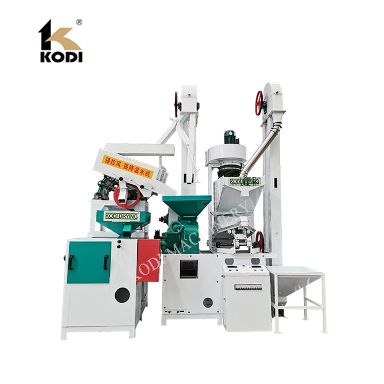 NZJ15 Complete Set Full Automatic Rice Mill Machine