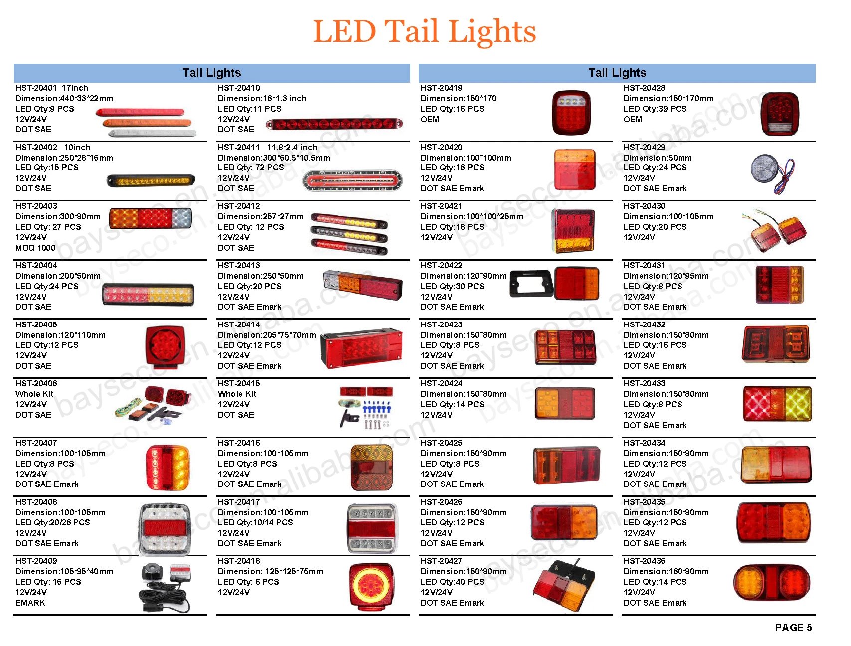 Truck Light Catalog Durable, Efficient LED Solutions