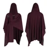 shawl cloak wine red