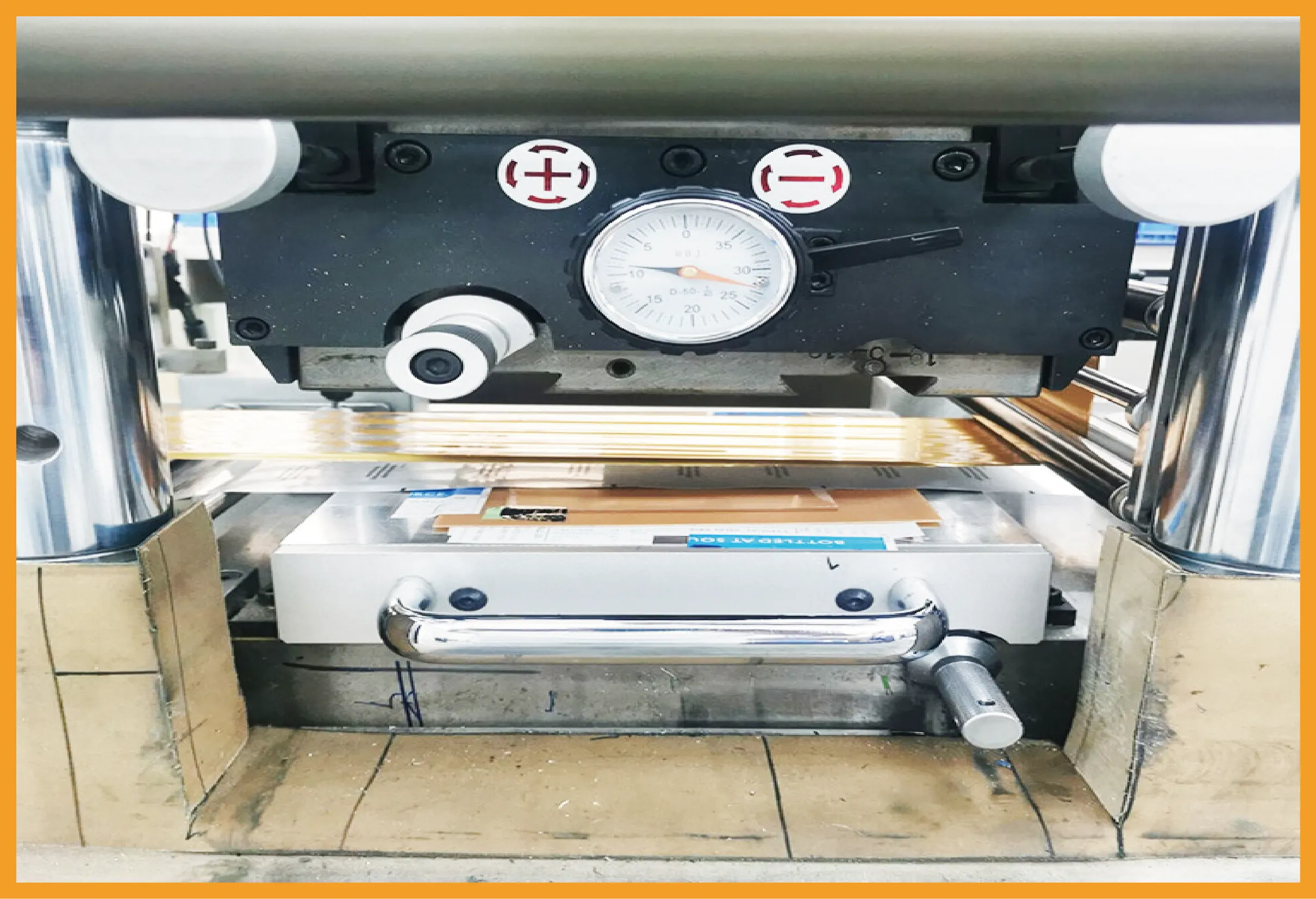 foil stampsilk screenlaminationdie cuttingdie cuttinginspection