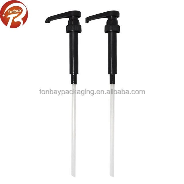 28mm Gold Coffee Syrup Dispenser Pump For Syrup Bottles Coffee