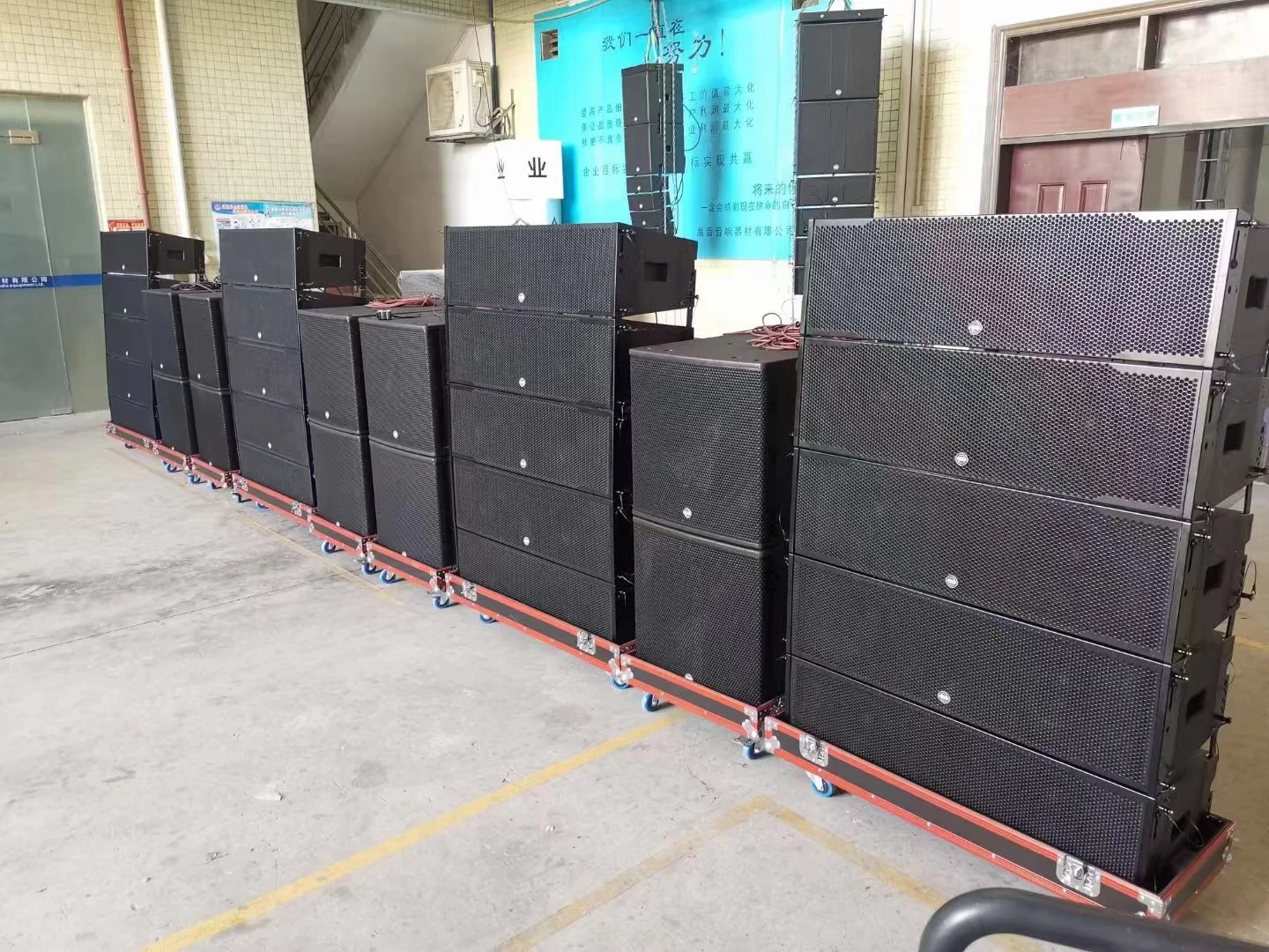 Professional New Arrival Used Line Array Speakers for Sale Outdoor Stage Performance  Line Array Speaker System