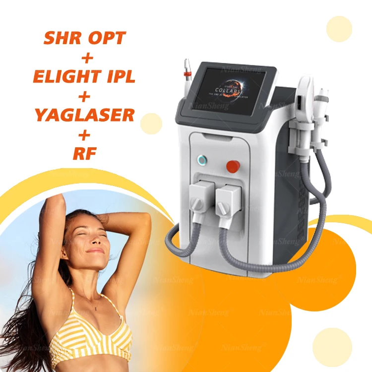 3 в 1 OPT RF PICO IPL 1064nm Picosecond Laser для спа Портативный лазерный диод оборудование для красоты 808 машина для удаления волос