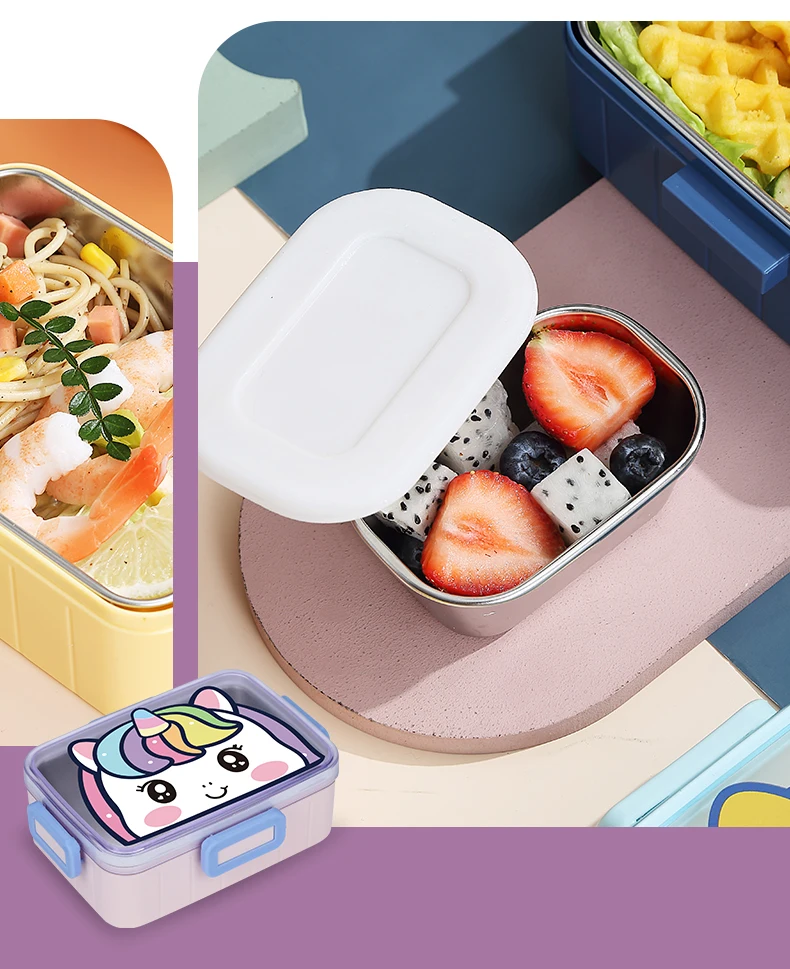 Portable Food Warmer Stainless Steel Container Bento Lunch Box