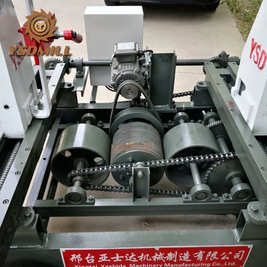 Sawmill Woodworking Log Carriage With Band Saw Machine for Wood Cutting