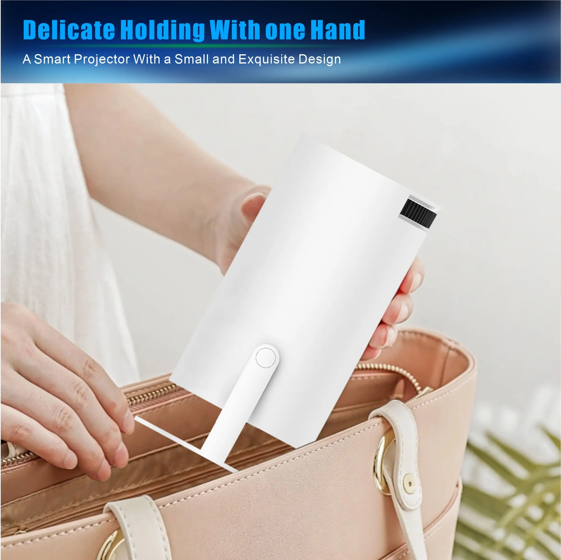 Outdoors Mini Video Projector 720P Home Theater Portable 130inch Screen Projection Display WIFI BT HY300 Smart Projectors