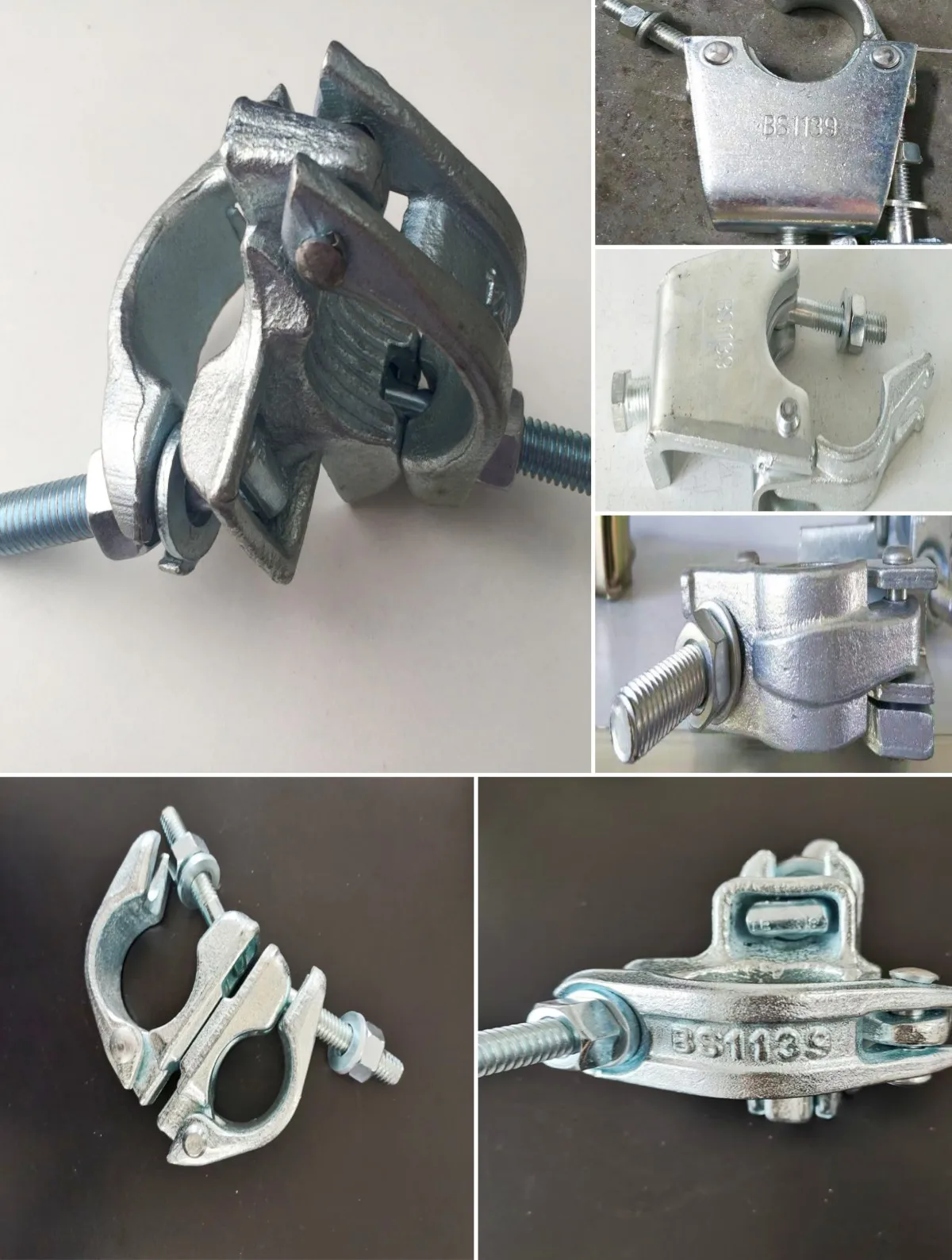 Scaffolding Clamp Load Capacity Swivel Coupler 48mm Scaffolding Metal