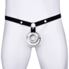 Silver+black belt