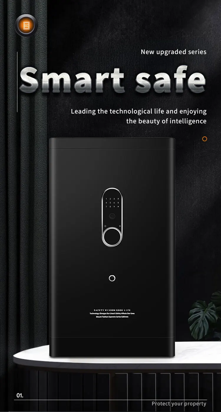CEQSAFE Fingerprint Password Safe with Comprehensive Screen Protector Small WIFI Remote Anti-Theft Features factory