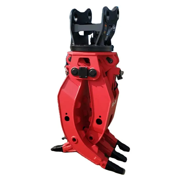 Hydraulic Rotating Wood Grapple For excavator