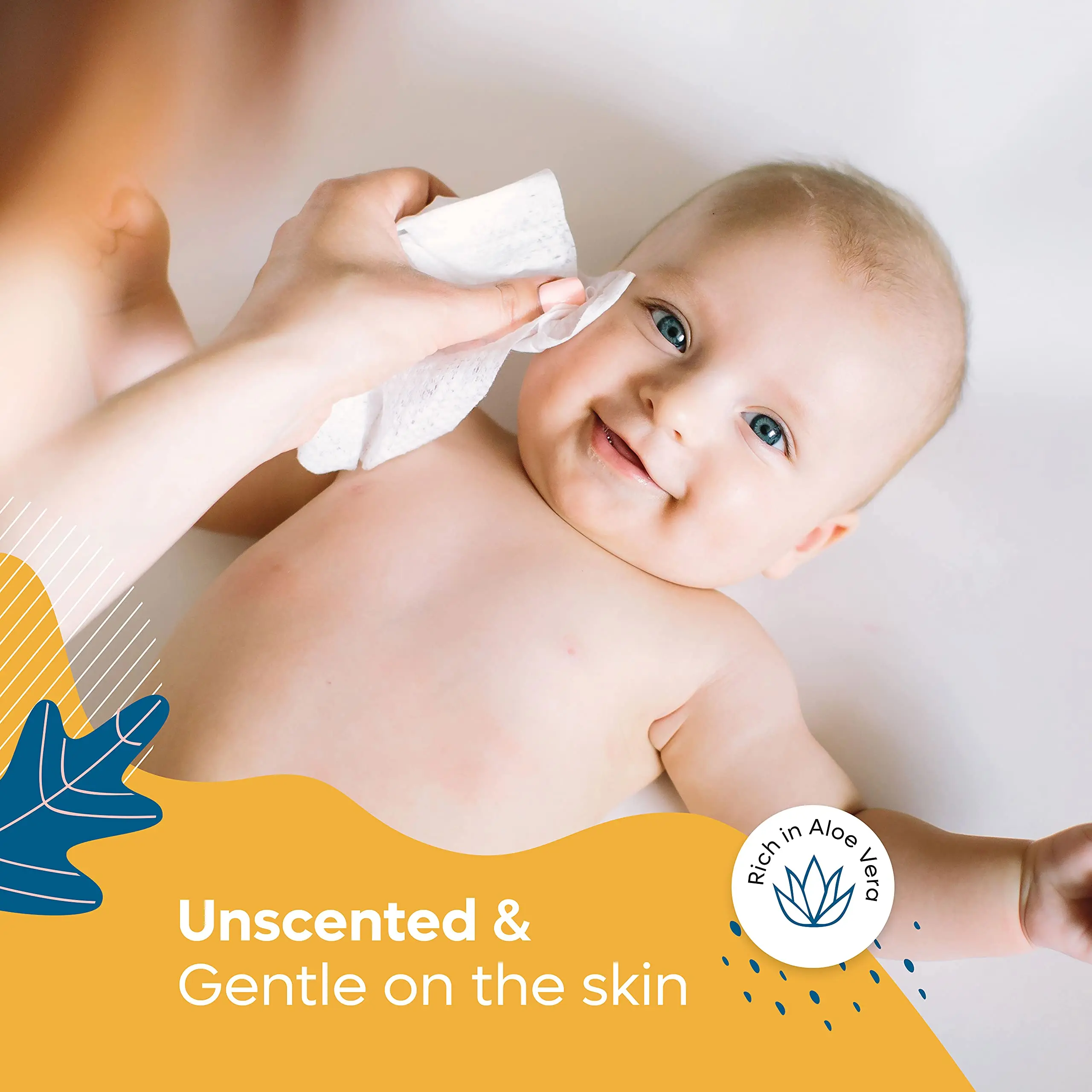 60 Count Hygiene Wipe Sachets Comfort Soft Touch Organic And Gentle