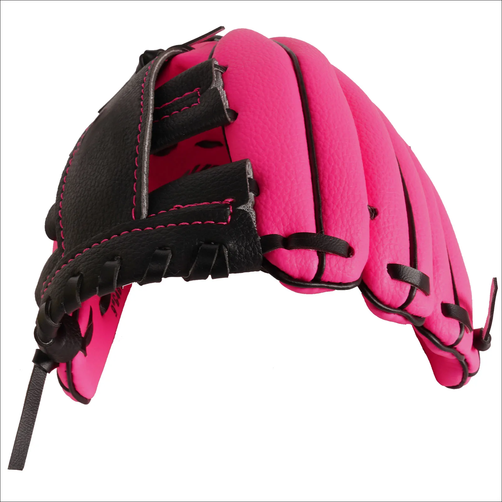 Wholesale 2022 wholesale Professional Custom outdoor hot pink and yellow  kids baseball gloves with leather material gloves From m.