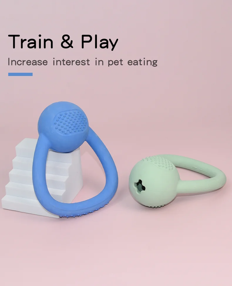 2024 New Developed Pet Kettlebell Tug Toy Eco Friendly Durable Rubber