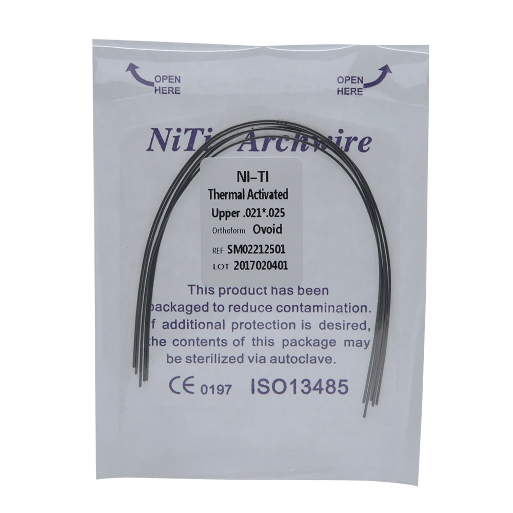 Китай, Стоматологические Ортодонтические Суперэластичные нити провода ovoid 016