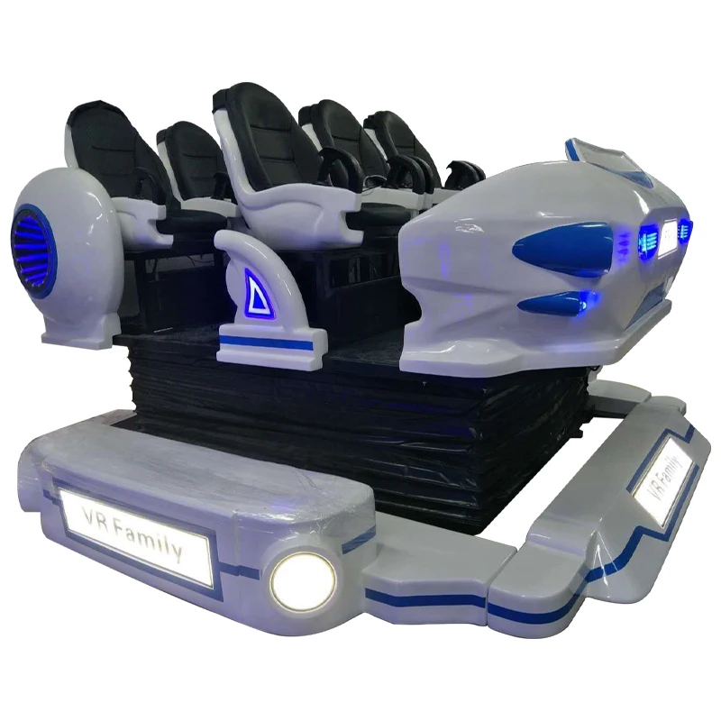 6 Seats Multi-Seats 360 Degree Interactive Game Virtual Reality 9d Vr Cinema Vr Spaceship