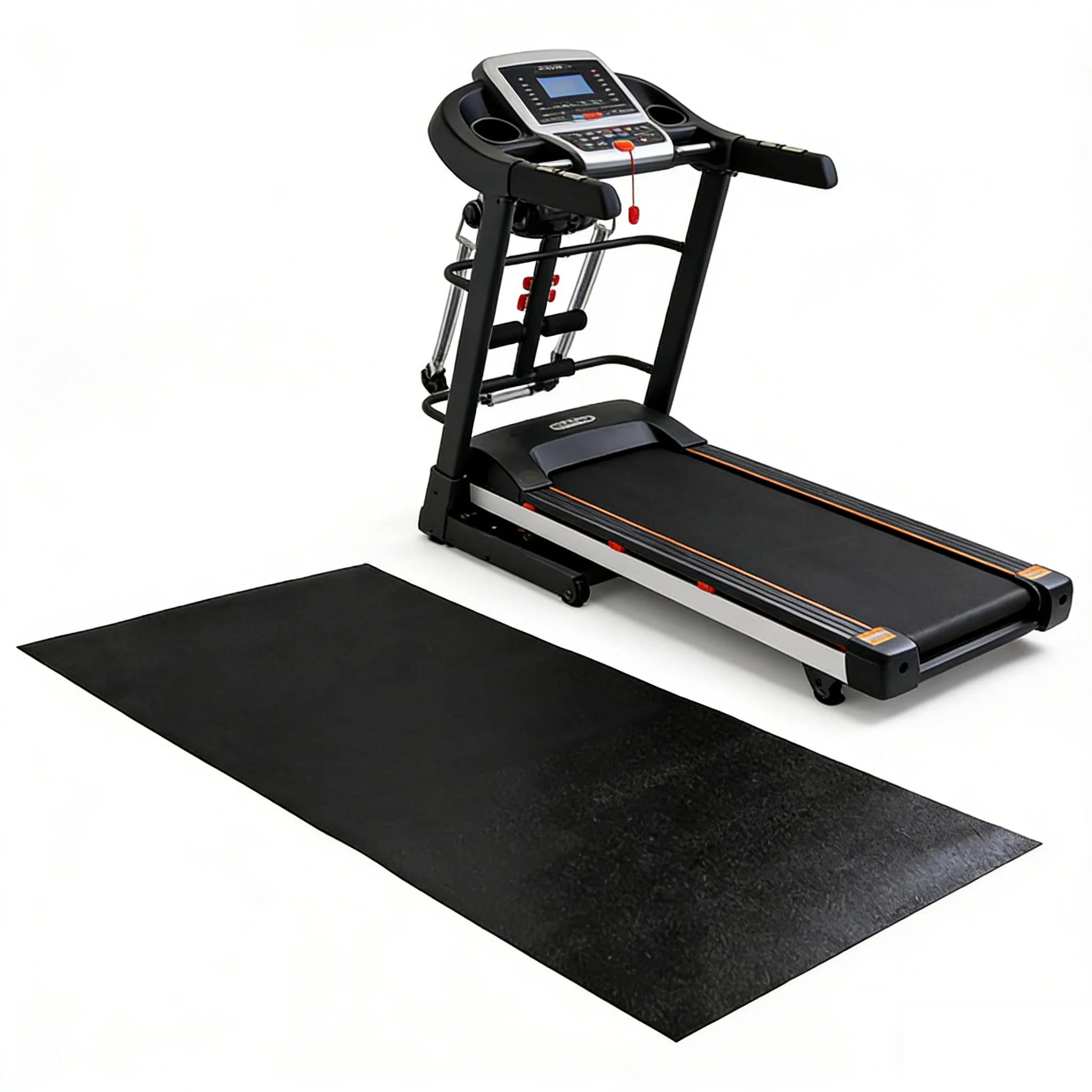 Pvc 3mm 6mm Thick Heavy Duty Non-Slip Shock Absorbing Exercise Equipment Treadmill Mat for Floor Protection