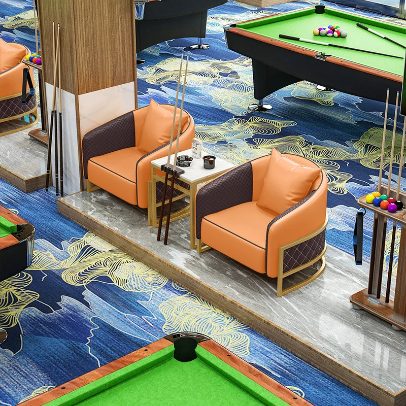 Observation Chair for Billiards Table Fabric Seat Sofa for Club or Hotel Ball Table Chair