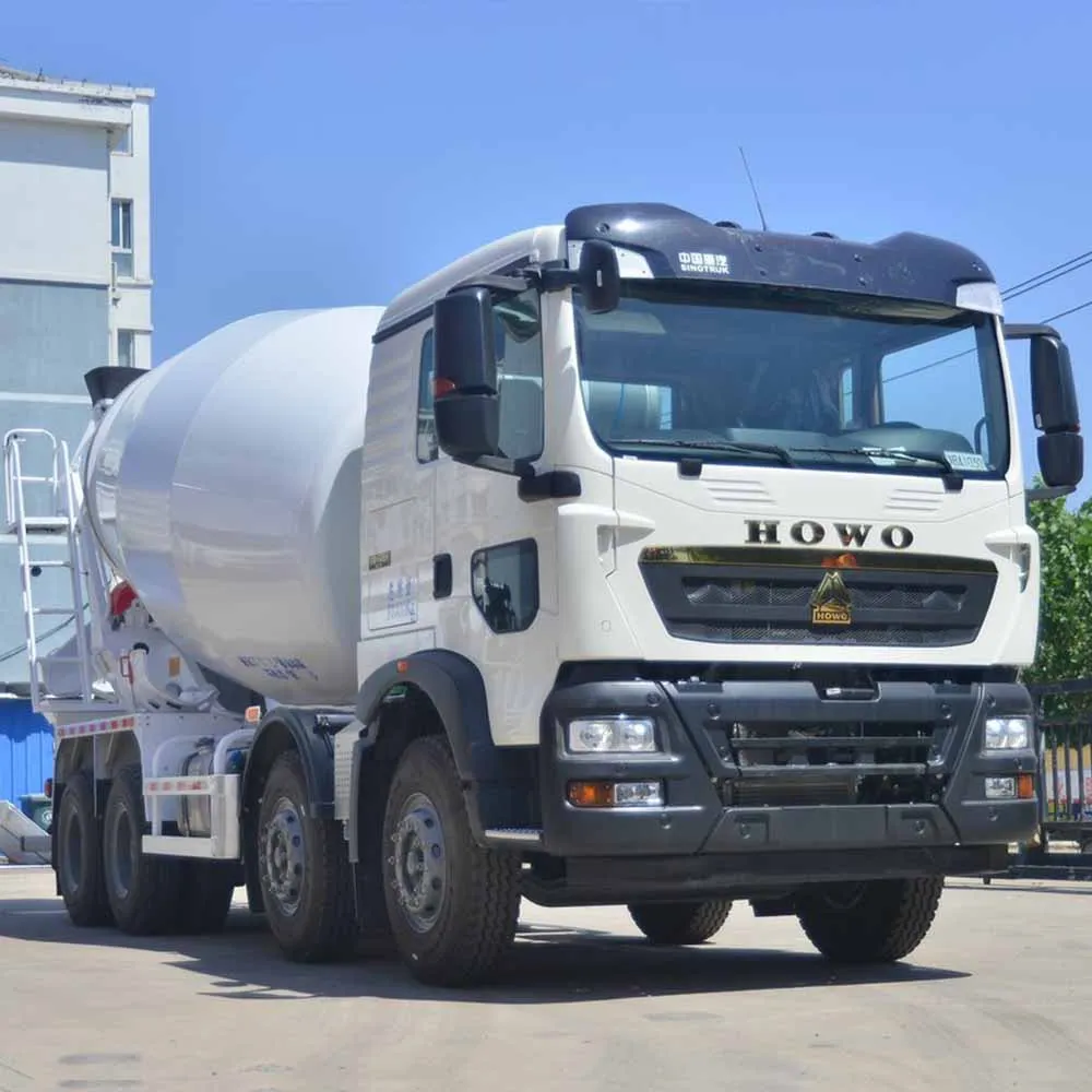 Sinotruk Howo Cement Mixer Truck 8x4 12Wheeler 12Cubic Meters 14CBM Capacity HOWO Concrete Mixer Truck For Sale factory