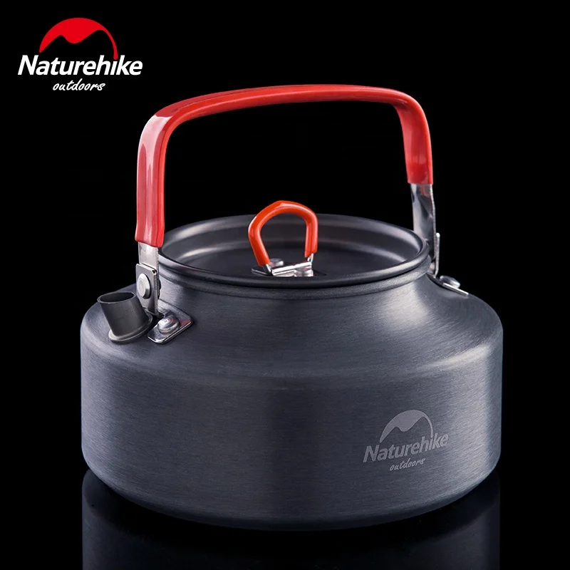 Naturehike 1.45L Alüminyum Su Isıtıcısı Saplı Açık Hava Pişirme Gereçleri Piknik Su Kahve Çaydanlığı