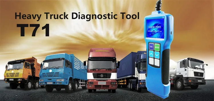 
Диагностические инструменты для грузовиков, тяжелый тестер obd ii, сканер obd2 для грузовиков 