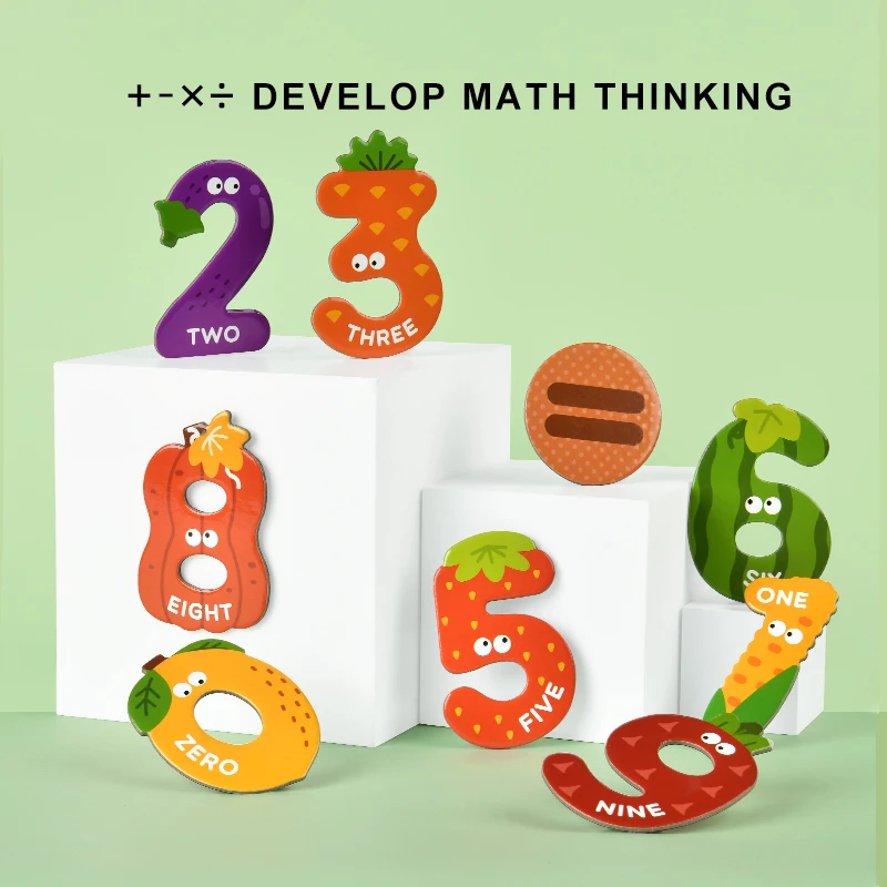 MD2064/2102 mideer детские игрушки для детей раннего возраста, развивающие игрушки, 26 букв, цифры, магниты на холодильник