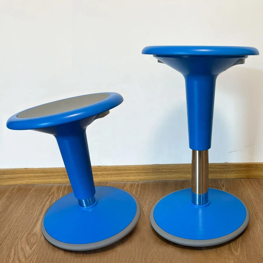 Good Quality Custom Plastic Adjustable Height Kids Wobble Chair Stool