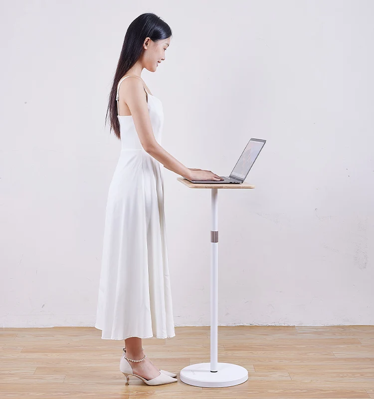 Adjustable Wood Laptop Stand Foldable Wooden Floor Stands For Laptop