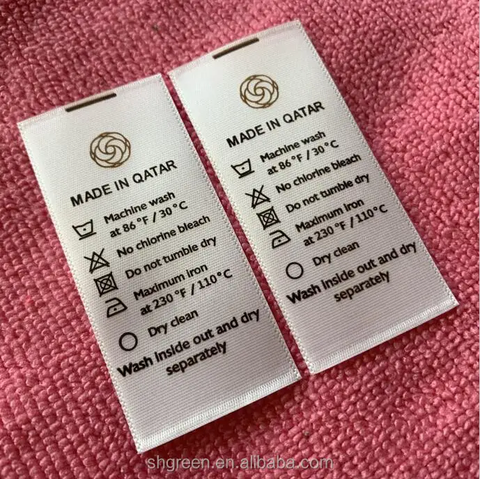 Removable Easy Tearaway Fabric Care Label,Hot Sale Printing Tear Away ...