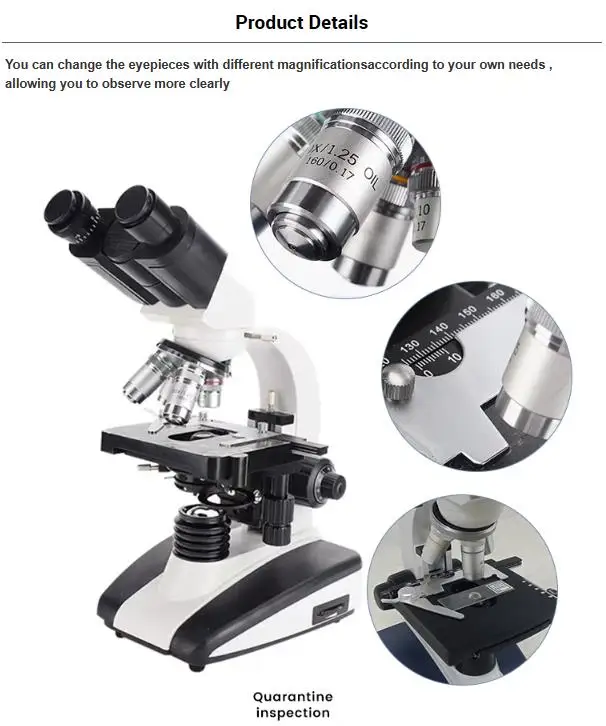 Xsp136sm Handheld Student Optics Biological Microscope Trinocular Head