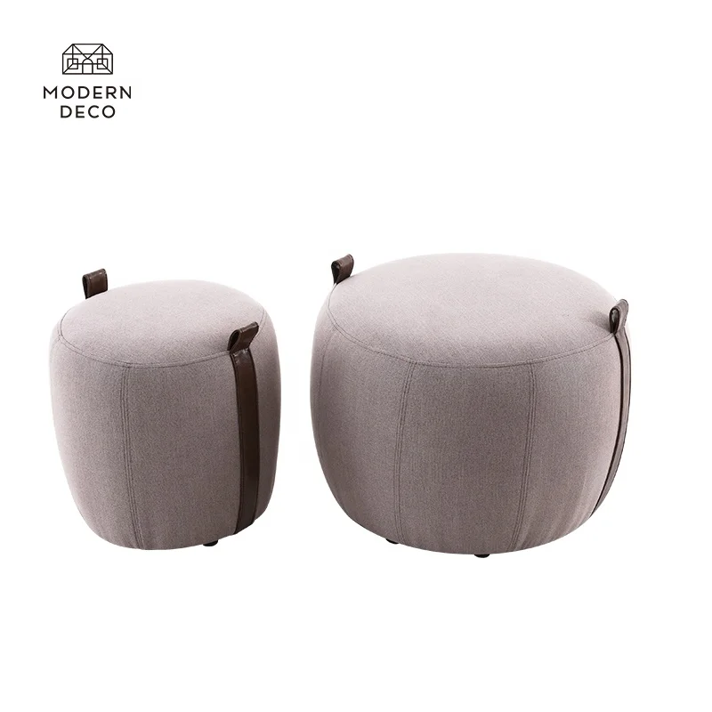 Tkanina Velvet Otonjan Stopalni stožec Pouf Sofa Stol Moderna dekoracija Prilagojeni Veljavni