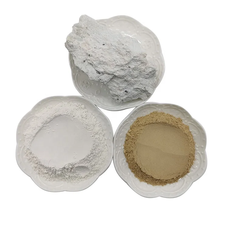 Wholesale bulk organic bentonite yellow white calcium sodium bentonite active white clay high viscosity clay