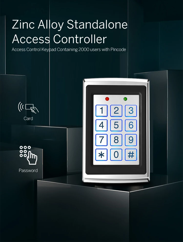 レビュー高評価アイテム特集｜ファッション通販 Metal Access Control 7612 - Standalone Keypad for 2000 Users カーオーディオ