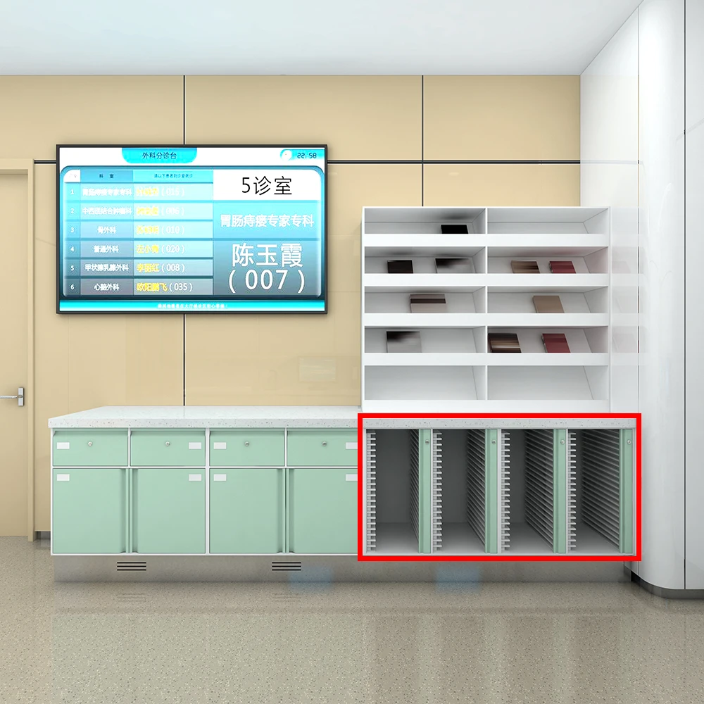 Professional Stainless Steel Medical Record Lockable Office File Storage Cabinet Modern Digital Serial for Workshop Gym 6