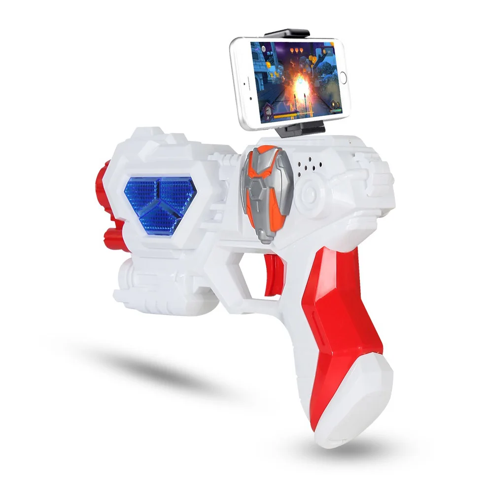 APP Blue Tooth Control Blue Electric Toy Game AR Gun for Mobile Phones