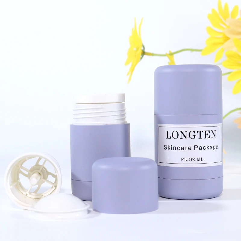 Wholesale Refillable Deodorant Packaging Stick Tube Bottle Oval Round