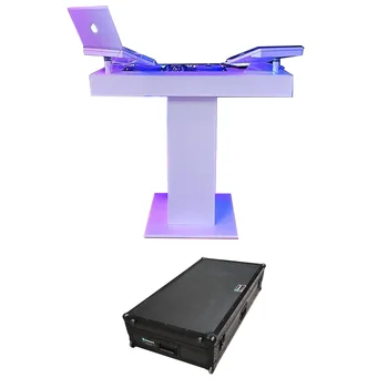 装飾フレーム DJ ProX XZF-DJXLCTW CASE DJ Control Tower in White, w/ 2 Flight