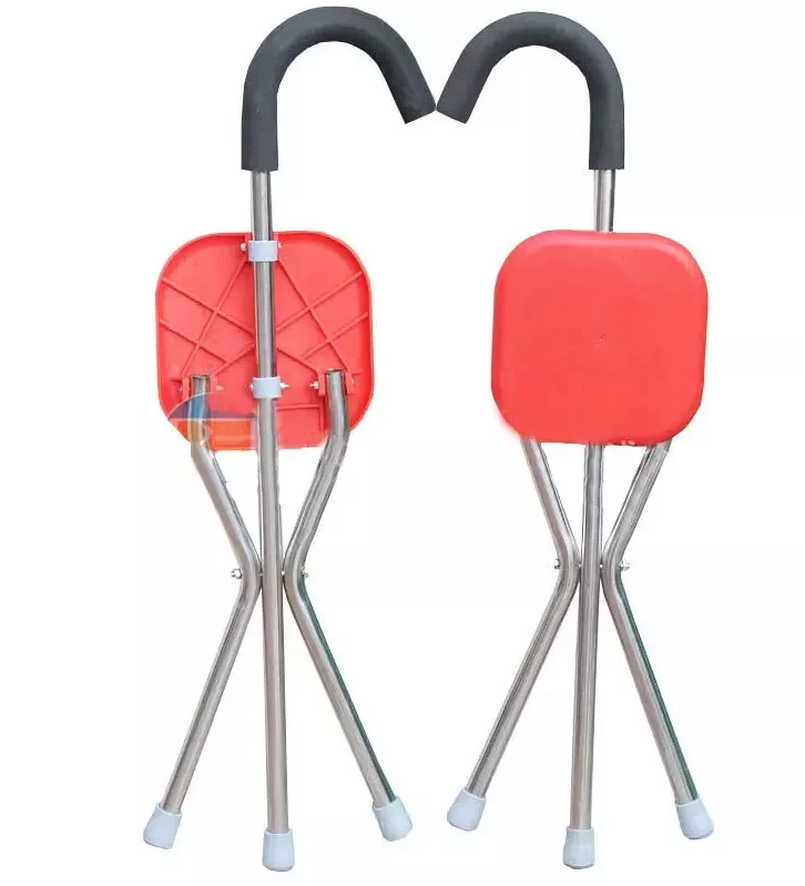 Seat Cane /three Legged Canes/walking Stick With Seat Good Price