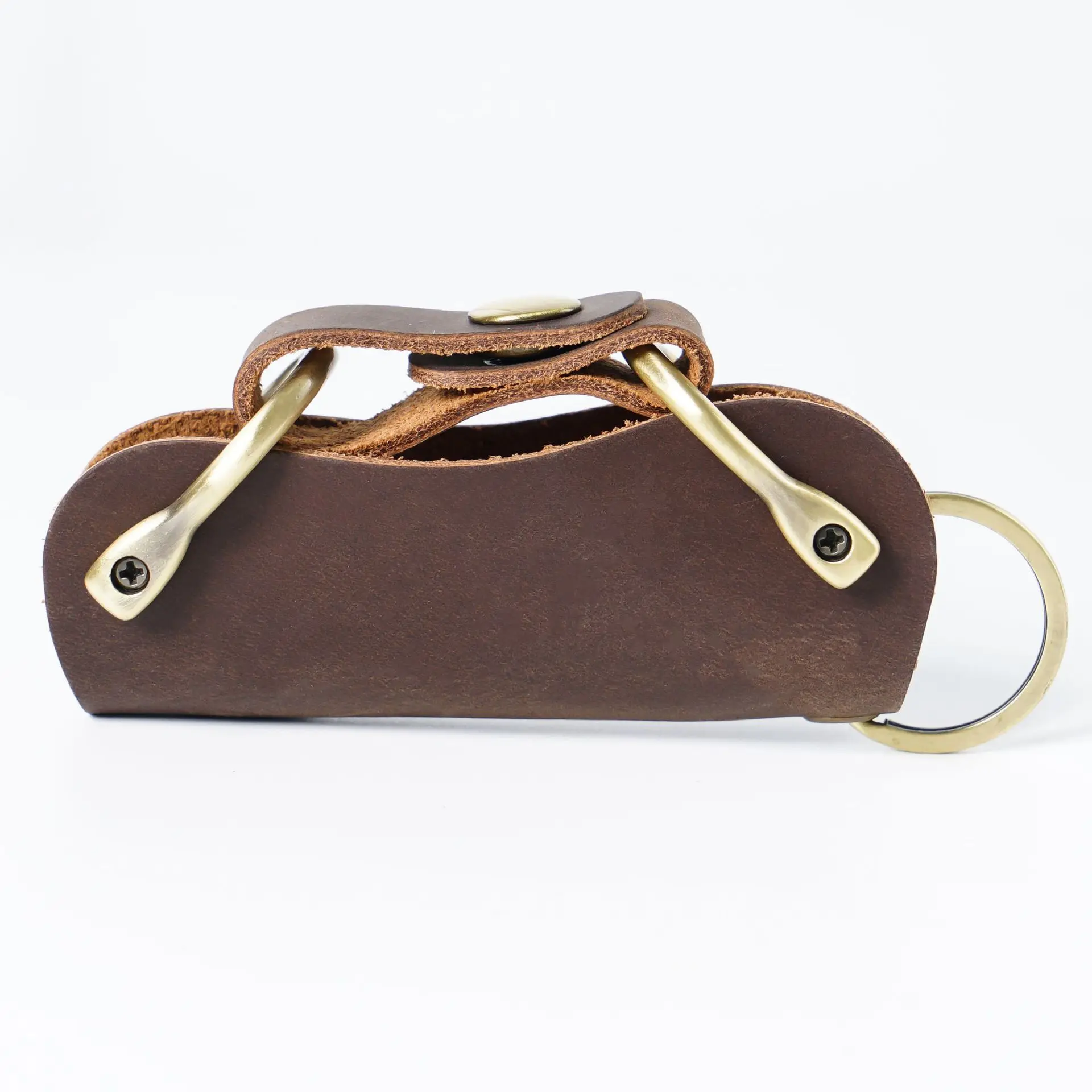 Echtlederen sleuteletui met sleutelorganizer sleutelhanger_voghion.com