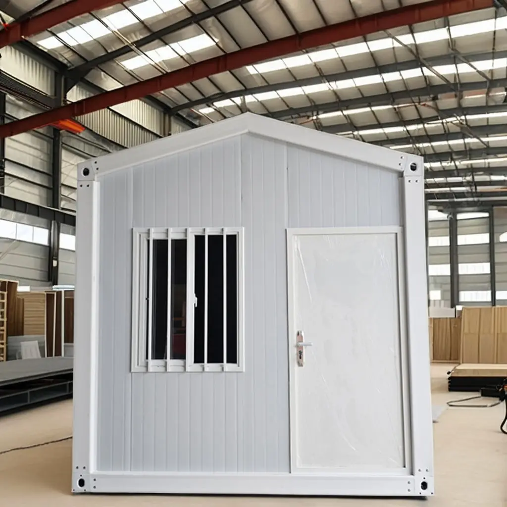 Triangle Roof Low Maintenance Tiny Prefabricated Container Steel Modular Camping Casas Casa Prefabricated Homes