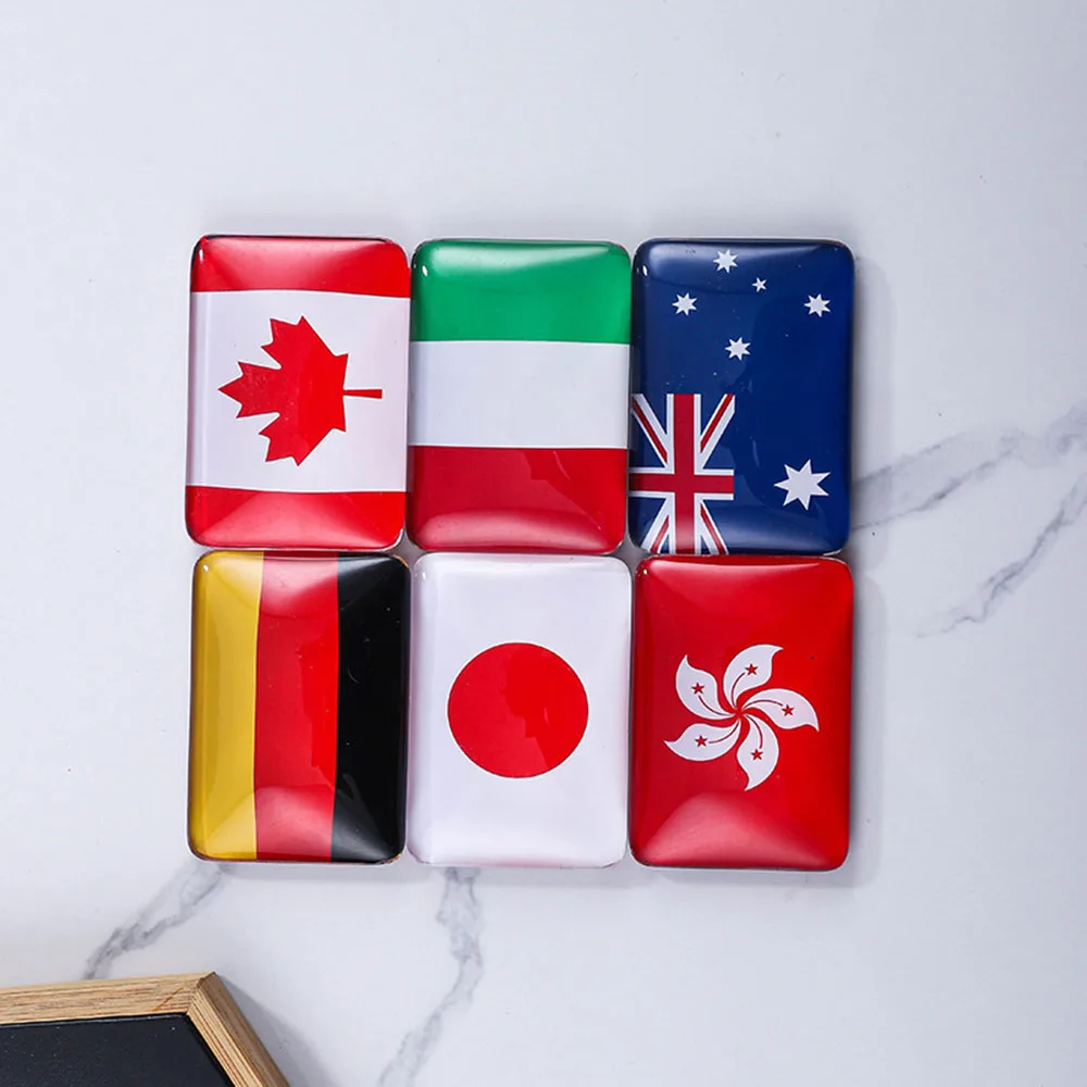 2026 Football World USA Canada Mexico National Flags Souvenir Fridge Magnet Minimalist Home Decor Magnetic Fridge Magnet
